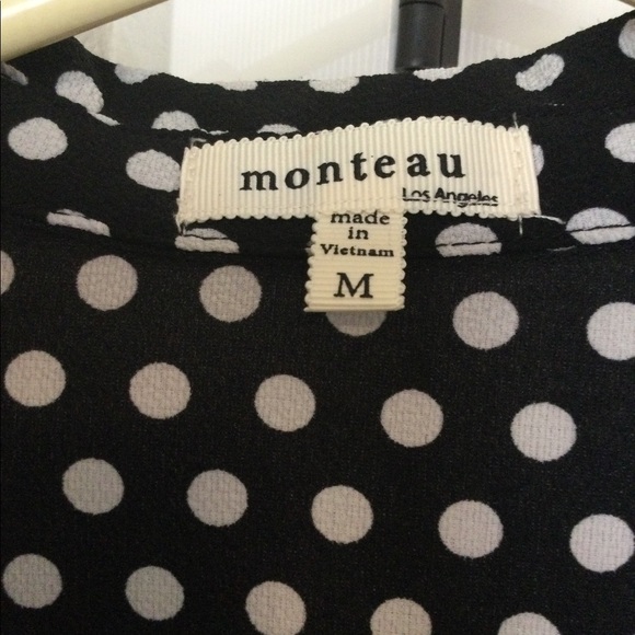 Polka dot mini dress size Medium - Picture 3 of 4